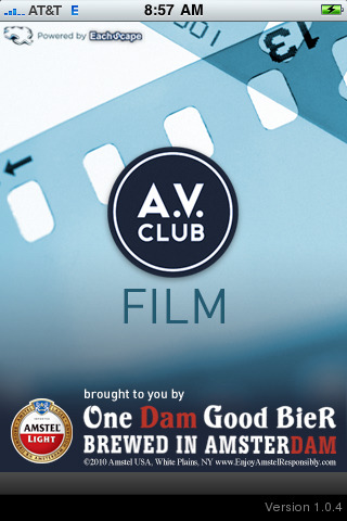 Illustration for article titled The A.V. Club releases its first iPhone/iPod Touch app: A.V. Club Film